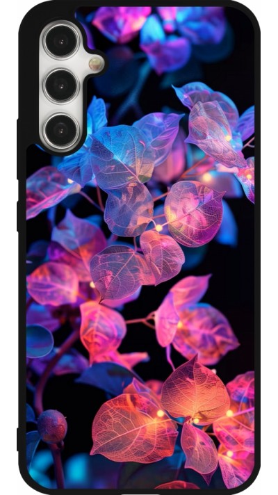 Samsung Galaxy A34 5G Case Hülle - Silikon schwarz Artificial vegetation 2025