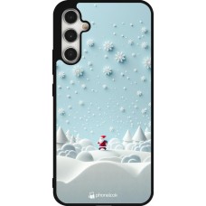 Samsung Galaxy A34 5G Case Hülle - Silikon schwarz Weihnachten 2023 Kleiner Vater Schneeflocke