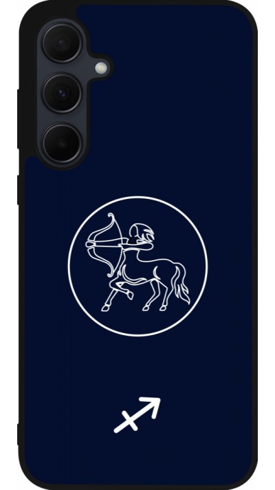 Samsung Galaxy A35 5G Case Hülle - Silikon schwarz Astrologie Schütze