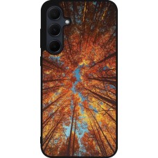 Samsung Galaxy A35 5G Case Hülle - Silikon schwarz Autumn 25 Trees