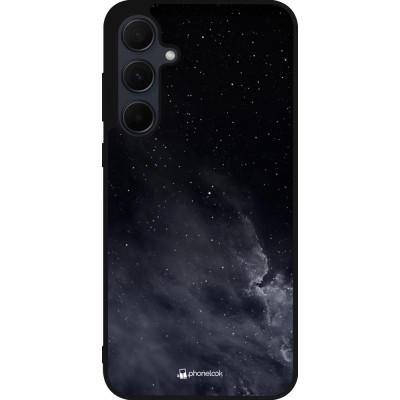 Samsung Galaxy A35 5G Case Hülle - Silikon schwarz Black Sky Clouds