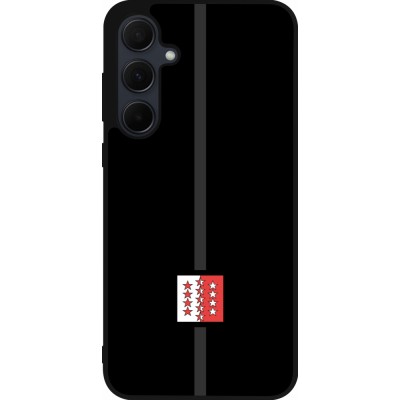 Samsung Galaxy A35 5G Case Hülle - Silikon schwarz Kanton VS schwarz