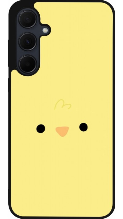 Samsung Galaxy A35 5G Case Hülle - Silikon schwarz Easter 2026 Little chicken