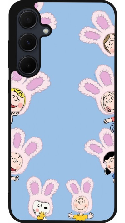 Samsung Galaxy A35 5G Case Hülle - Silikon schwarz Easter 2026 Snoopy