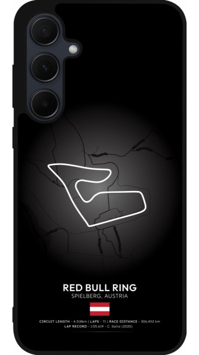 Samsung Galaxy A35 5G Case Hülle - Silikon schwarz F1 Track 2025 Austria