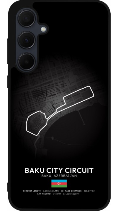 Samsung Galaxy A35 5G Case Hülle - Silikon schwarz F1 Track 2025 Azerbaijan