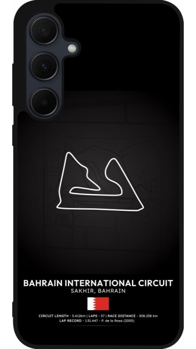 Samsung Galaxy A35 5G Case Hülle - Silikon schwarz F1 Track 2025 Bahrain
