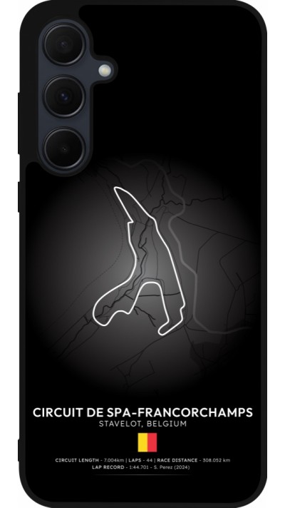 Samsung Galaxy A35 5G Case Hülle - Silikon schwarz F1 Track 2025 Belgium