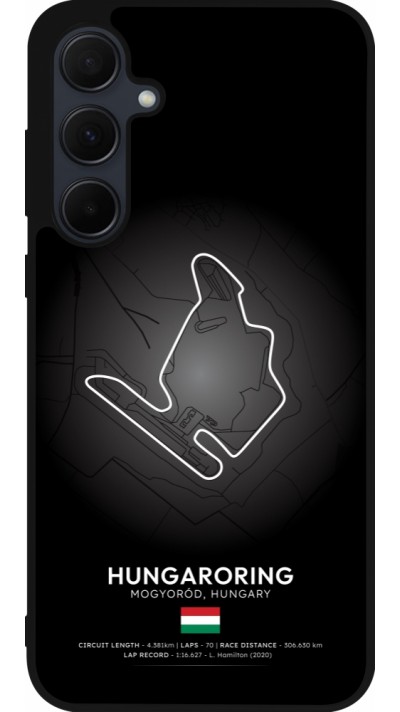 Samsung Galaxy A35 5G Case Hülle - Silikon schwarz F1 Track 2025 Hungary