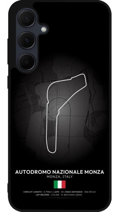 Samsung Galaxy A35 5G Case Hülle - Silikon schwarz F1 Track 2025 Italy