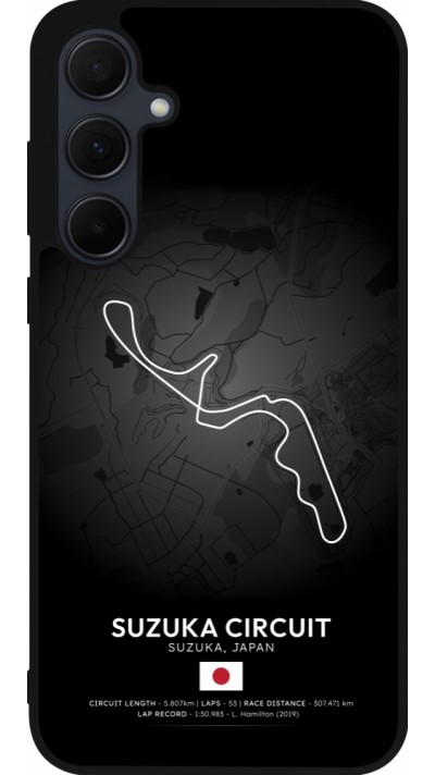 Samsung Galaxy A35 5G Case Hülle - Silikon schwarz F1 Track 2025 Japan