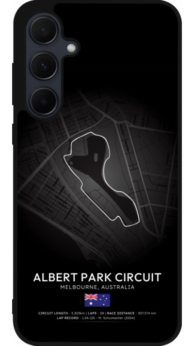 Samsung Galaxy A35 5G Case Hülle - Silikon schwarz F1 Track 2025 Melbourne
