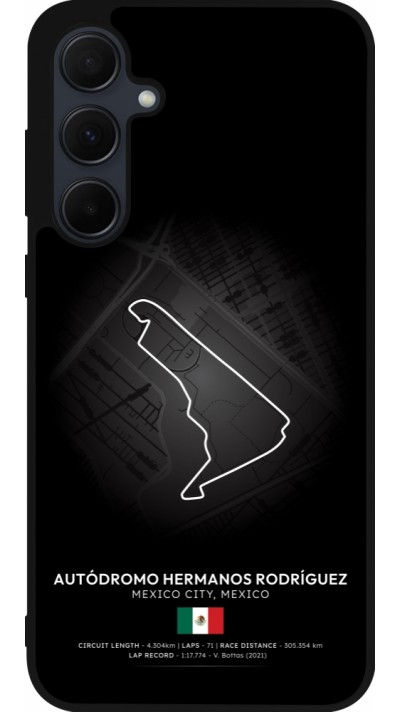 Samsung Galaxy A35 5G Case Hülle - Silikon schwarz F1 Track 2025 Mexico