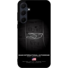 Samsung Galaxy A35 5G Case Hülle - Silikon schwarz F1 Track 2025 Miami