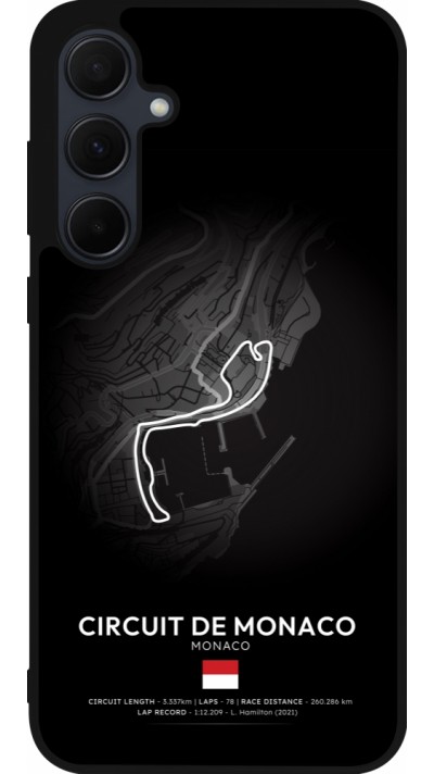 Samsung Galaxy A35 5G Case Hülle - Silikon schwarz F1 Track 2025 Monaco