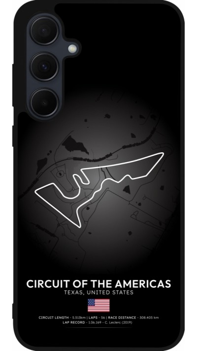 Samsung Galaxy A35 5G Case Hülle - Silikon schwarz F1 Track 2025 United States