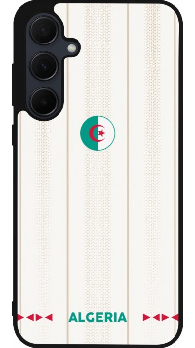 Samsung Galaxy A35 5G Case Hülle - Silikon schwarz Algerien 2026 personalisierbares Fussballtrikot