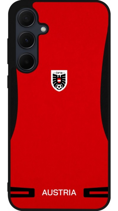 Samsung Galaxy A35 5G Case Hülle - Silikon schwarz O?sterreich 2026 personalisierbares Fussballtrikot