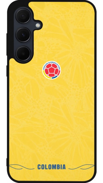 Samsung Galaxy A35 5G Case Hülle - Silikon schwarz Kolumbien 2026 personalisierbares Fussballtrikot
