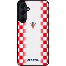 Samsung Galaxy A35 5G Case Hülle - Silikon schwarz Kroatien 2026 personalisierbares Fussballtrikot