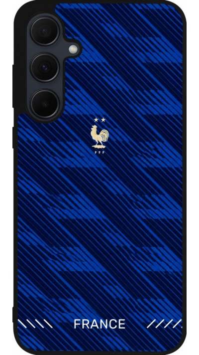 Samsung Galaxy A35 5G Case Hülle - Silikon schwarz Frankreich 2026 personalisierbares Fussballtrikot