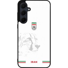 Coque Samsung Galaxy A35 5G - Silicone rigide noir Maillot de football Iran 2026 personnalisable