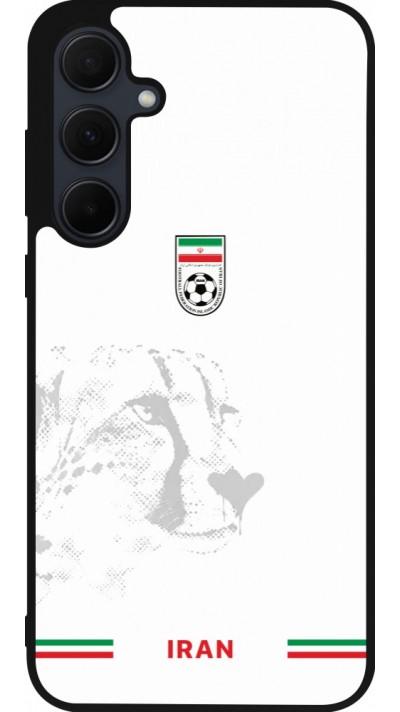 Samsung Galaxy A35 5G Case Hülle - Silikon schwarz Iran 2026 personalisierbares Fussballtrikot