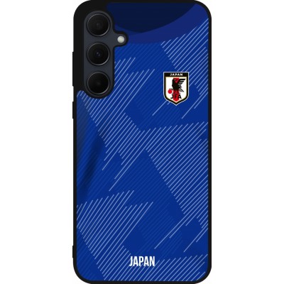 Samsung Galaxy A35 5G Case Hülle - Silikon schwarz Japan 2022 personalisierbares Fussballtrikot