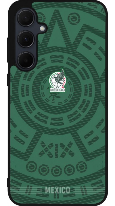 Samsung Galaxy A35 5G Case Hülle - Silikon schwarz Mexiko 2026 personalisierbares Fussballtrikot