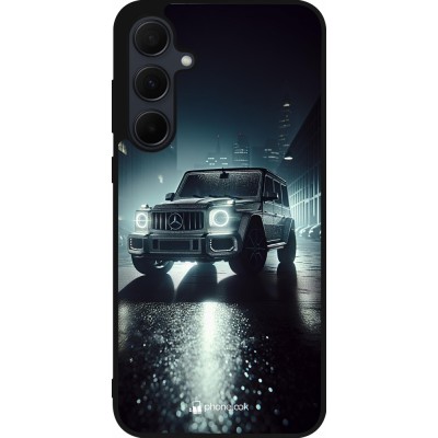 Samsung Galaxy A35 5G Case Hülle - Silikon schwarz Mercedes G AMG Nacht