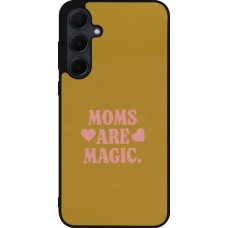 Samsung Galaxy A35 5G Case Hülle - Silikon schwarz Mom 2026 Are Magic
