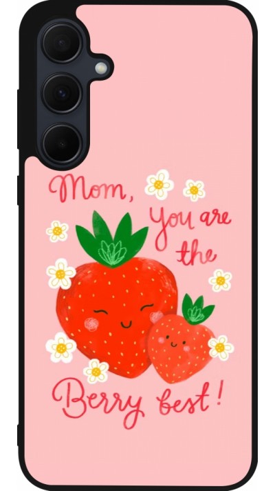 Samsung Galaxy A35 5G Case Hülle - Silikon schwarz Mom 2026 Berry best