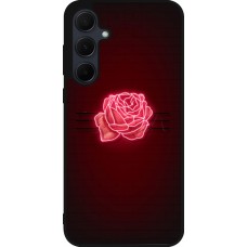 Samsung Galaxy A35 5G Case Hülle - Silikon schwarz Spring 23 neon rose