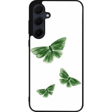 Samsung Galaxy A35 5G Case Hülle - Silikon schwarz Butterflies 2026
