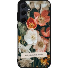 Samsung Galaxy A35 5G Case Hülle - Silikon schwarz Full Bloom 2026