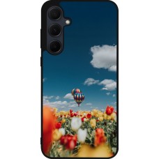 Samsung Galaxy A35 5G Case Hülle - Silikon schwarz Hot air balloon 2026