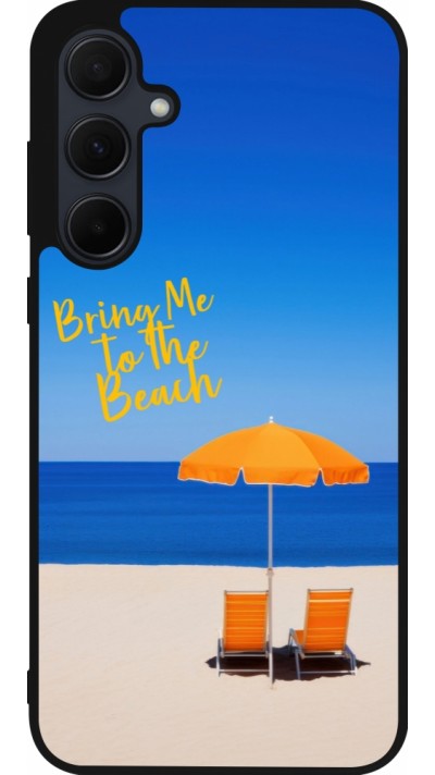Samsung Galaxy A35 5G Case Hülle - Silikon schwarz Summer 2025 Bring me to the beach