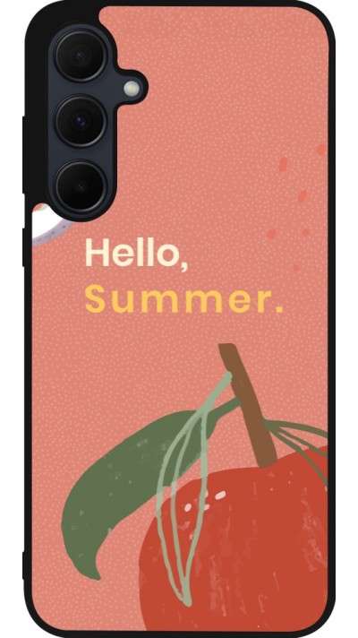 Samsung Galaxy A35 5G Case Hülle - Silikon schwarz Summer 2025 Hello summer