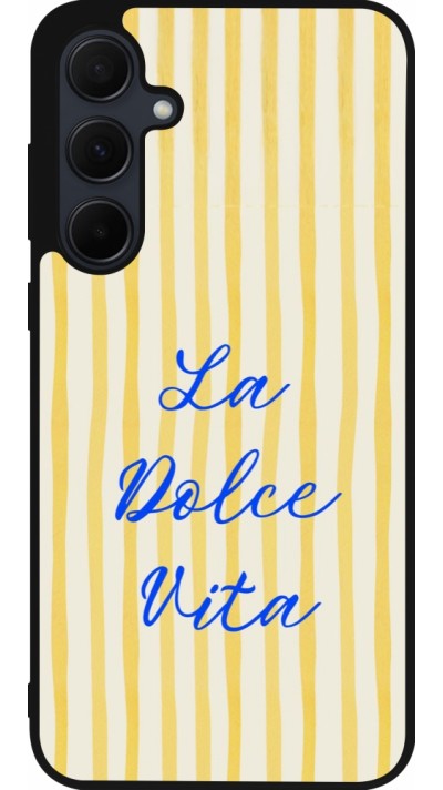 Samsung Galaxy A35 5G Case Hülle - Silikon schwarz The good life 2026
