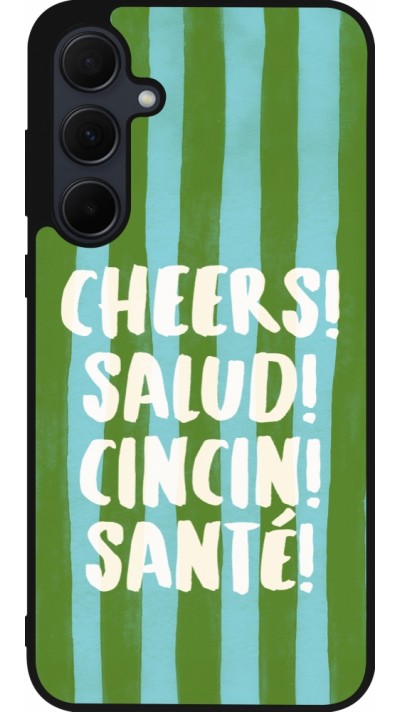 Samsung Galaxy A36 Case Hülle - Silikon schwarz Cheers 2026