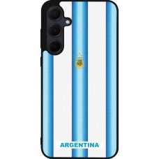 Samsung Galaxy A36 Case Hülle - Silikon schwarz Argentinien 2026 personalisierbares Fussballtrikot