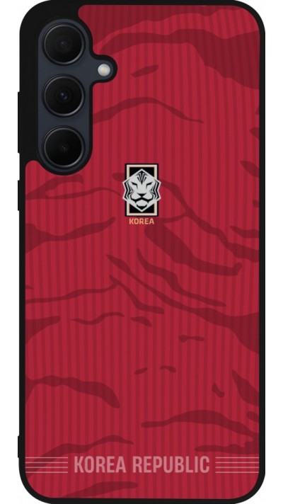 Samsung Galaxy A36 Case Hülle - Silikon schwarz Südkorea 2026 personalisierbares Fussballtrikot