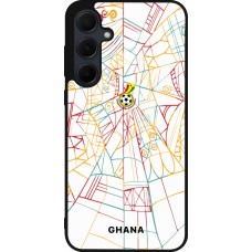Samsung Galaxy A36 Case Hülle - Silikon schwarz Ghana 2026 personalisierbares Fussballtrikot