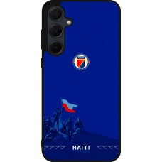 Samsung Galaxy A36 Case Hülle - Silikon schwarz Haiti 2026 personalisierbares Fussballtrikot
