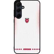 Samsung Galaxy A36 Case Hülle - Silikon schwarz Jordanien 2026 personalisierbares Fussballtrikot