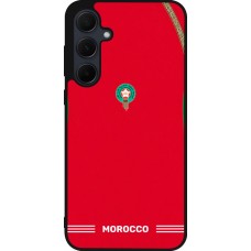 Samsung Galaxy A36 Case Hülle - Silikon schwarz Marokko 2026 personalisierbares Fussballtrikot