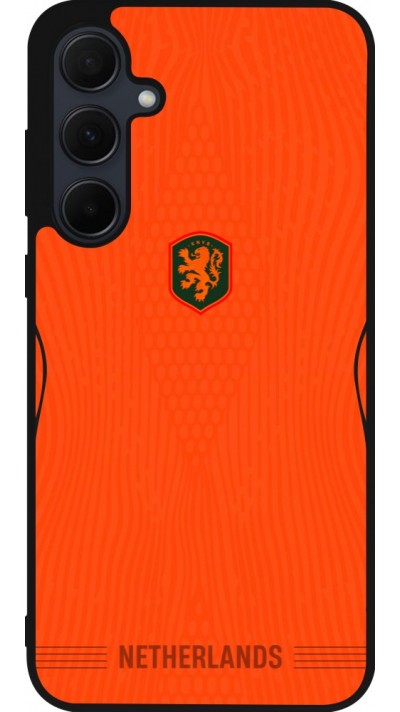Samsung Galaxy A36 Case Hülle - Silikon schwarz Niederlande 2026 personalisierbares Fussballtrikot