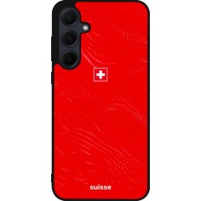 Samsung Galaxy A36 Case Hülle - Silikon schwarz Schweiz 2026 personalisierbares Fussballtrikot