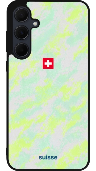 Samsung Galaxy A36 Case Hülle - Silikon schwarz Schweiz Away 2026 personalisierbares Fussballtrikot