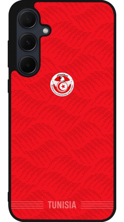 Samsung Galaxy A36 Case Hülle - Silikon schwarz Tunesien 2026 personalisierbares Fussballtrikot